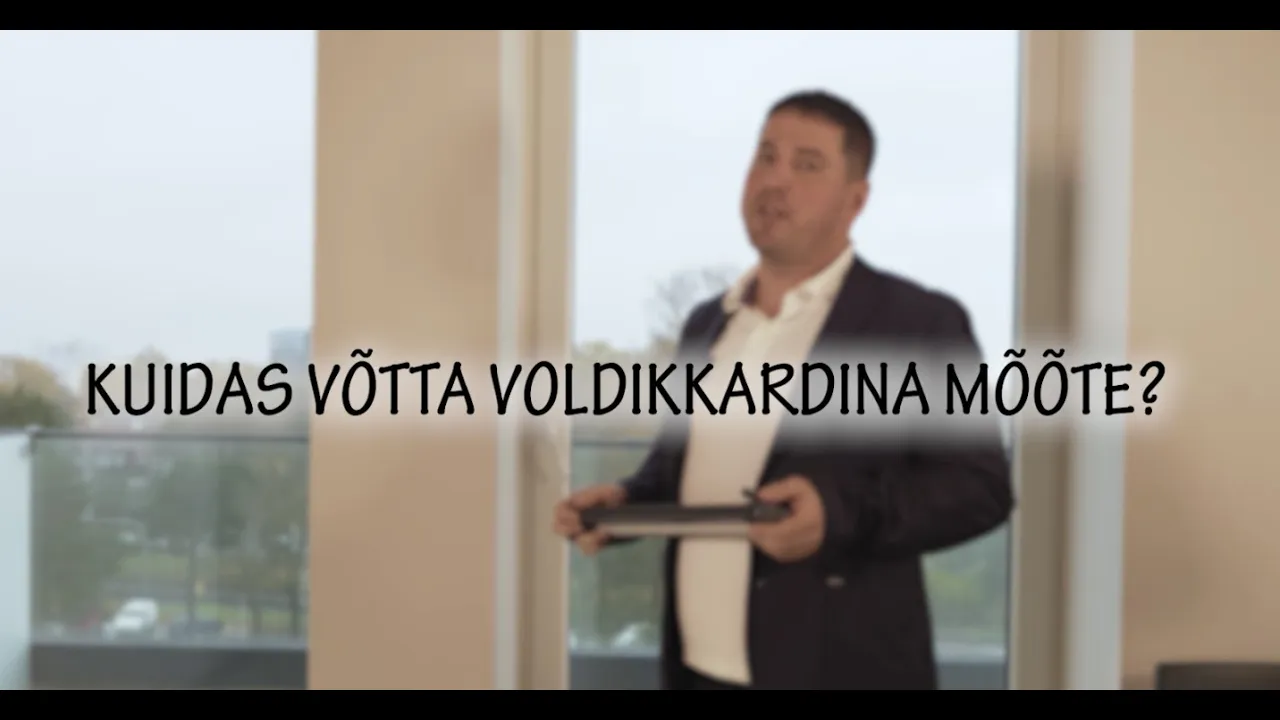 Voldikkardina mõõtmisjuhend